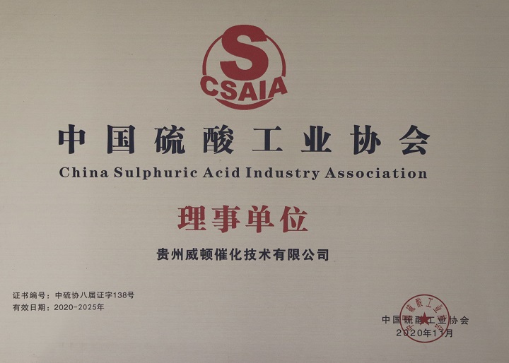 Director Unit of China Sulfuric Acid Industry Association